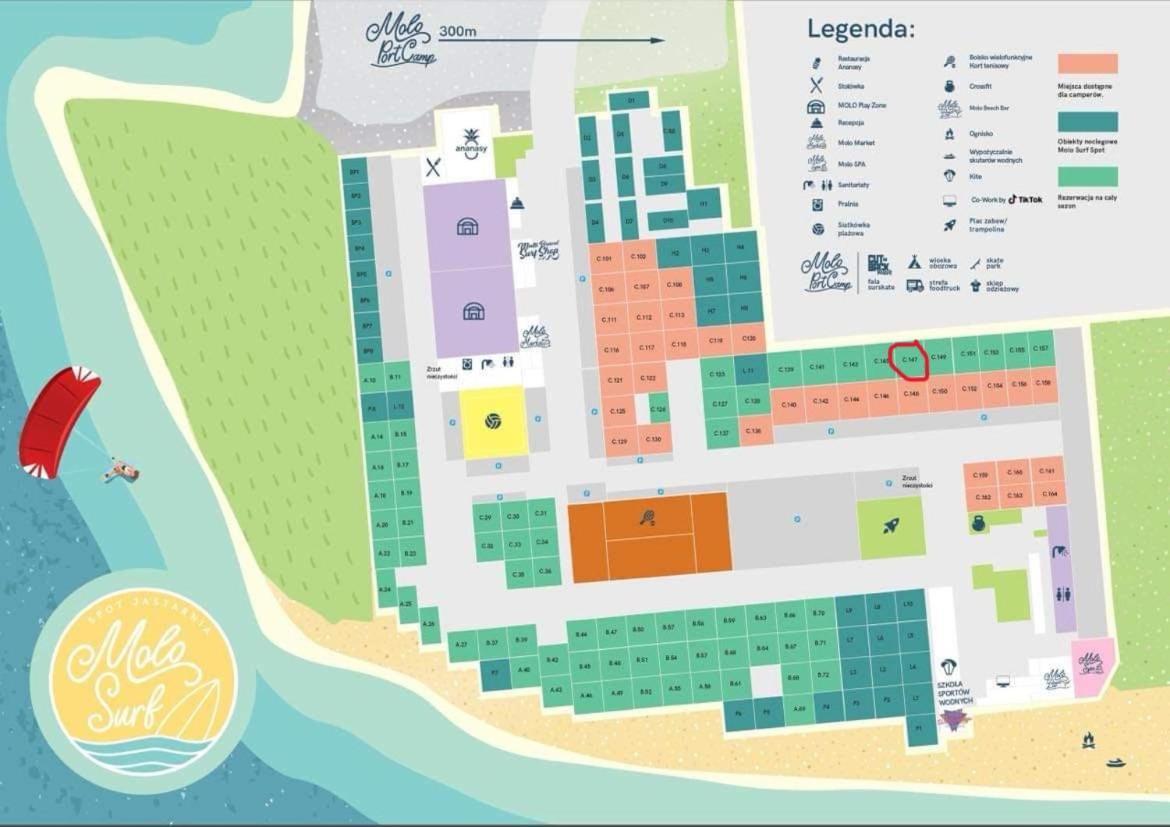 Przyczepa 2022 Molo Surf Villa ยาสตาร์เนีย ภายนอก รูปภาพ